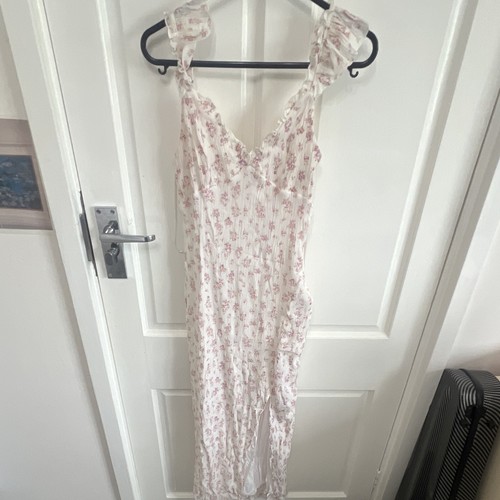 Bershka floral ruffle neck - floral,