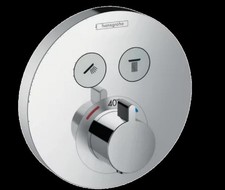 Hansgrohe ShowerSelect Thermostatic mixer for 2 outlet - 15743000 with ibox