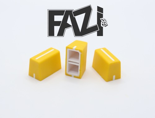 Yellow rubber fader cap - 3,