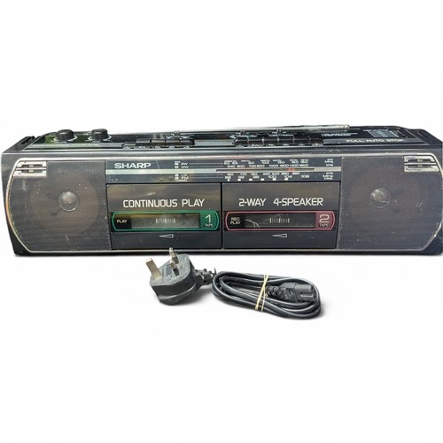 Sharp 268e stereo radio - wq-268e,