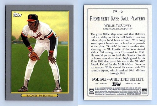 Willie mccovey 2 - willie, topps