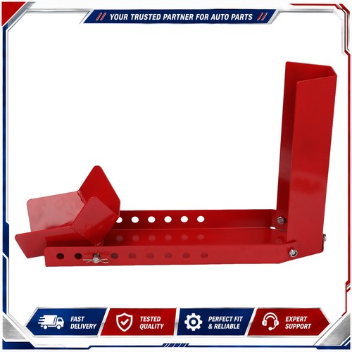Motorcycle front wheel chock - front,