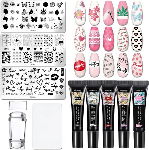 Nail stamping kit - stamping, 5
