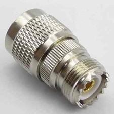 N Type Male to SO239 Adaptor, N Male to PL259 UHF Female Socket RF Adaptor