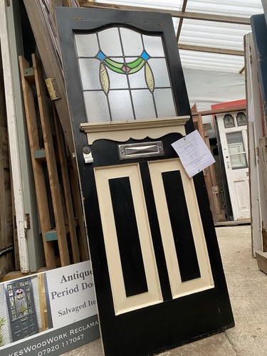 Antique front door victorian - front,