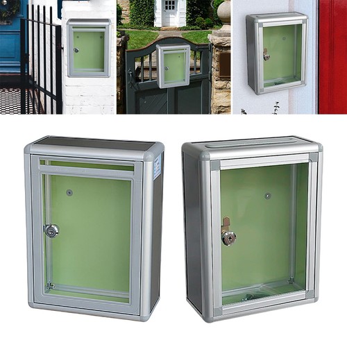 Suggestion box with lock - with, drop