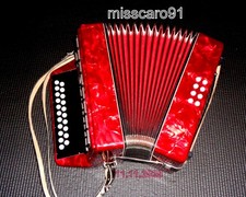 MY BEST !! TOPPRICE !  TOP CONDITION WELTMEISTER CF BUTTON ACCORDION WITH STRAPS