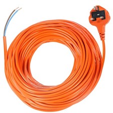Power Cable for QUALCAST Lawnmower Strimmer Trimmer 20M Mains Lead Plug