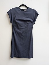 ACNE Swing LT Tech Navy Dress - Size 36 - L. Nyg. 23 - Full Zip
