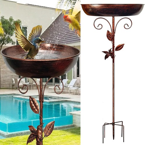 Garden bird bath sturdy iron - sturdy,