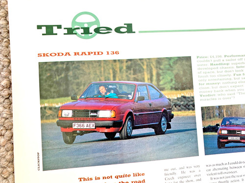 Skoda rapid 136 1980s - 136,