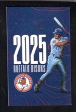 Buffalo Bisons 2025 Pocket Schedule Highmark Blue Cross Blue Jays Affiliate
