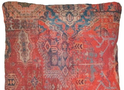 Rug kilim printed cushion - rug,