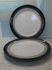 Denby Halo Pattern 11" Diameter Dinner Plate x 2 Set C