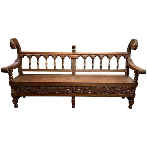 Hand carved wooden church - hand,