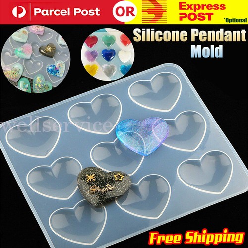 Heart silicone pendant - heart,
