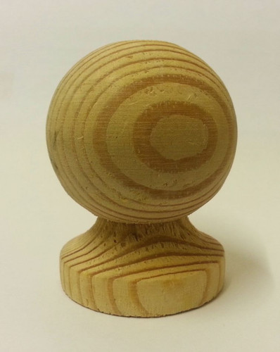 Untreated wooden ball - untreated,