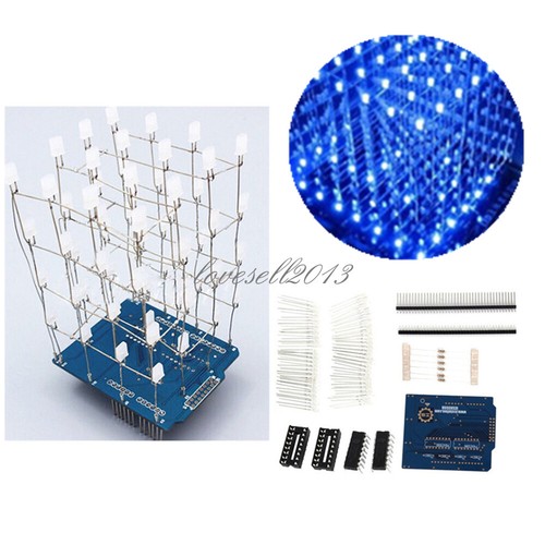 4x4x4 light cube - 3d, kit