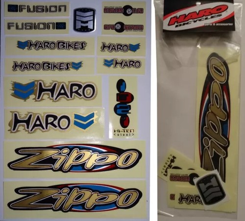 Haro zippo bmx sticker set - zippo,