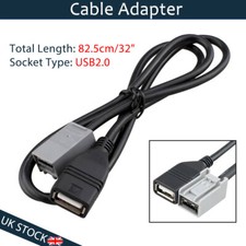 For Honda Civic Jazz CR-V Accord Odyssey 2008-2013 AUX USB Cable Adapter WMA MP3
