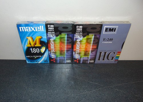 Vhs blank video - 4x,