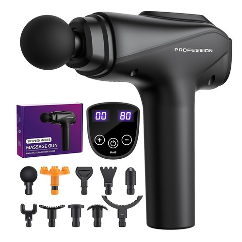 Massage gun deep tissue muscle - gun,