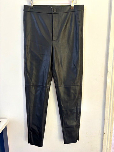 Zara black faux - zara,