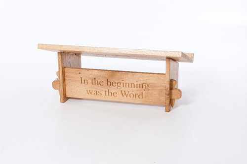 Solid oak carved engraved - solid,