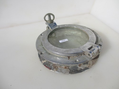 Victorian brass porthole - brass,