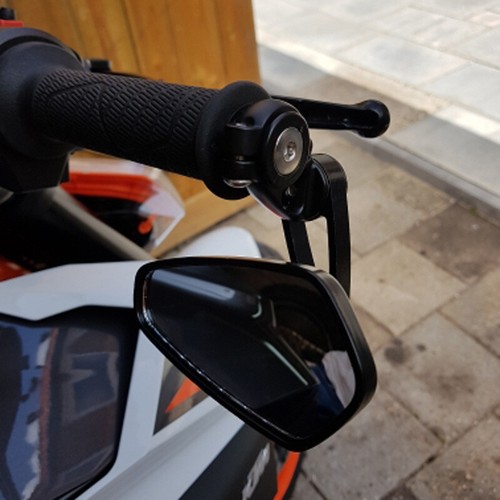 Motorcycle bar end - motorcycle, side