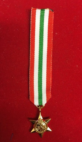 Miniature ww2 italy star - miniature,