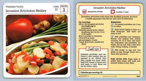 Jerusalem artichokes medley - artichokes,