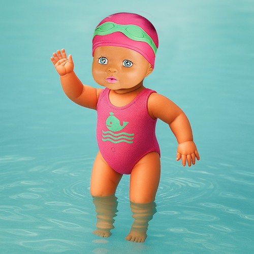 Swimming doll lifelike - swimming,