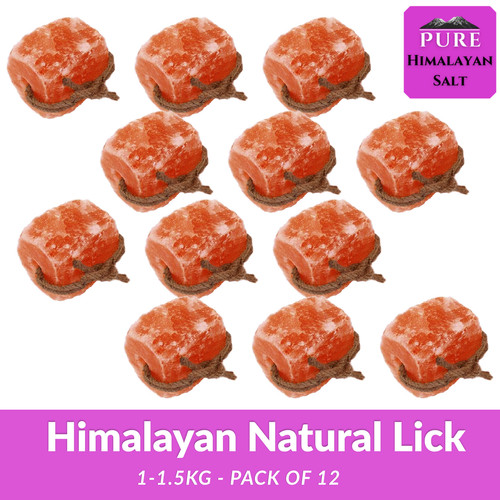 12x himalayan salt lick rock - himalayan,