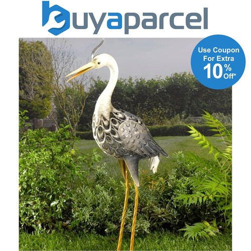 Smart garden solar heron bird - garden,