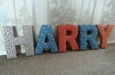 Mamas & Papas Fabric Letter/Initial/Name/Nursery/Bedroom