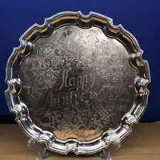 Vintage Silver Plated Oval