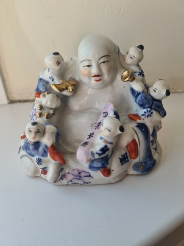 Chinese laughing buddha with - laughing,