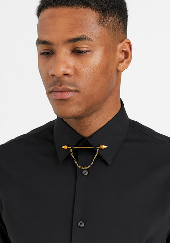 Spear gold men collar - spear,
