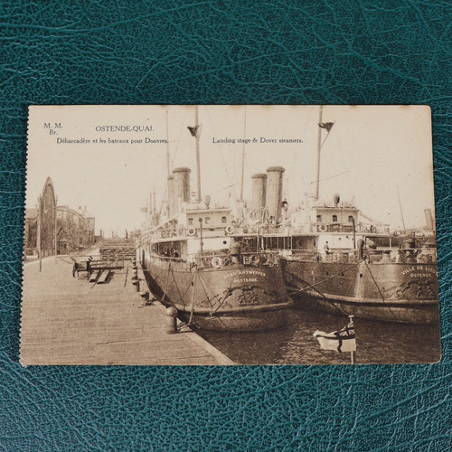 Postcard shipping ostende - , shipping,