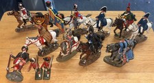 Job Lot Of 10 DEL PRADO Calvary 1 Britains Painted Figure & 4 Lead Soldiers
