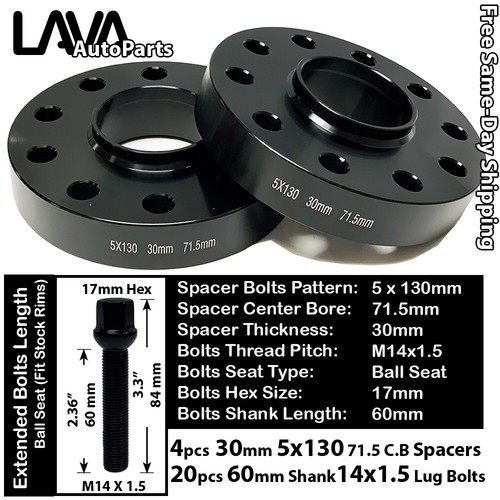 4pc 30mm thick - 4pc, 5x130