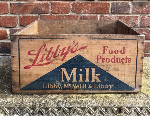 Vintage libby wooden - wooden, milk