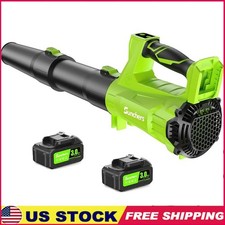 Cordless Leaf Blower 280MPH 650CFM Rechargeable Two-Speed Lightweight Ergonomic