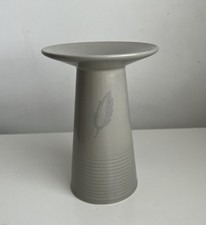 Wedgwood Paul Costelloe Candleholder Grey Made In England 1999 Vintage 6”  
