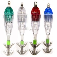 2pcs LED Deep Sea Drop Underwater Shrimp Squid Night Fishing Lure Light Lamp
