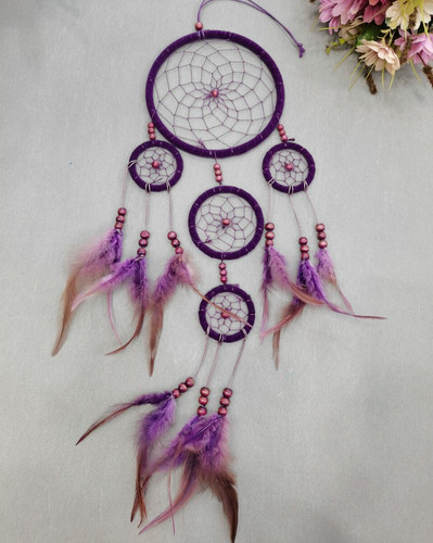 60cm purple dream catcher - 60cm,