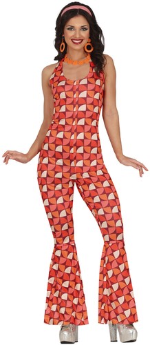 70s chic costume orange - costume,,