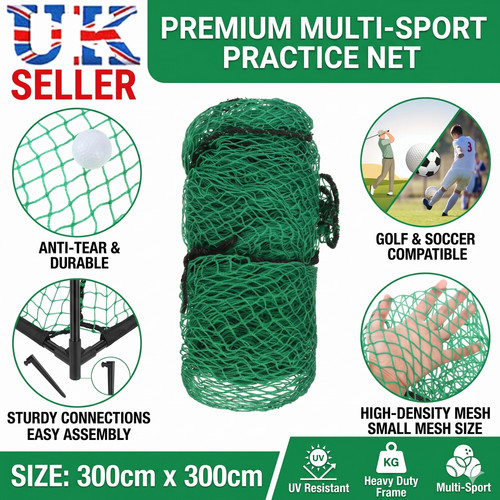 3x3m golf practice net - golf, 10x10ft