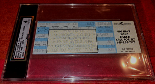 Vintage full concert ticket - full,